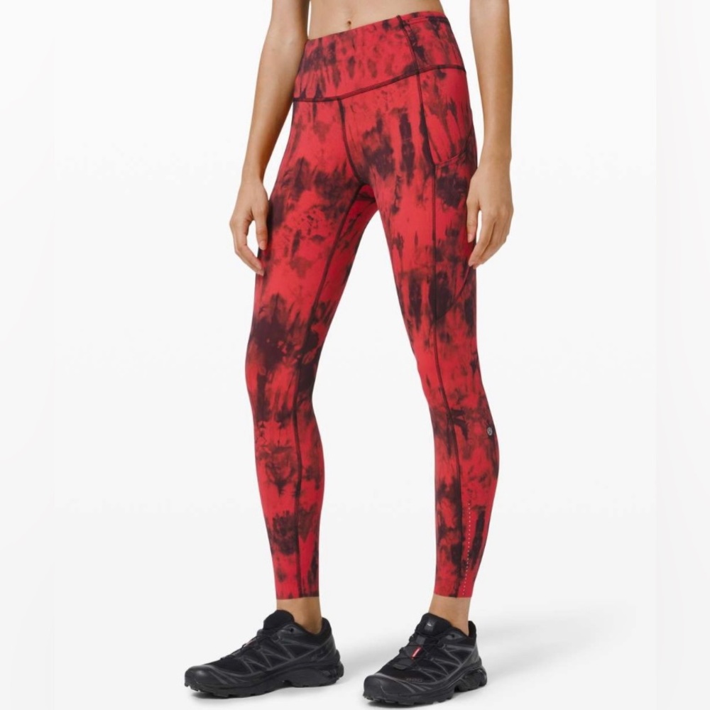 Lululemon Fast and Free 25” Game Day Red